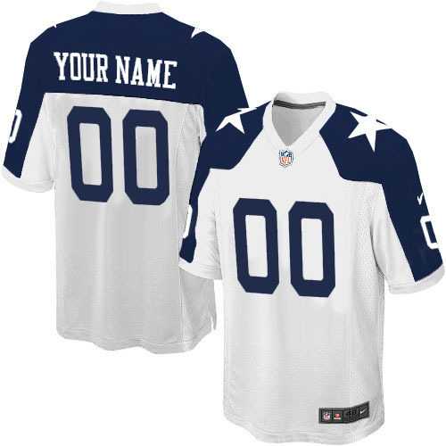 Youth Nike Dallas Cowboys Customized White Thanksgiving Stitched NFL Game Jersey,We sell and wholesale Youth Nike Dallas Cowboys Customized White Thanksgiving Stitched NFL Game Jersey on line form chian!